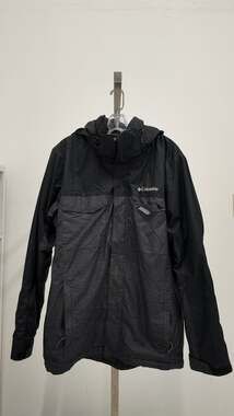 Columbia Men’s Interchange 3-in-1 Waterproof Hooded Jacket - Black/Grey - Medium